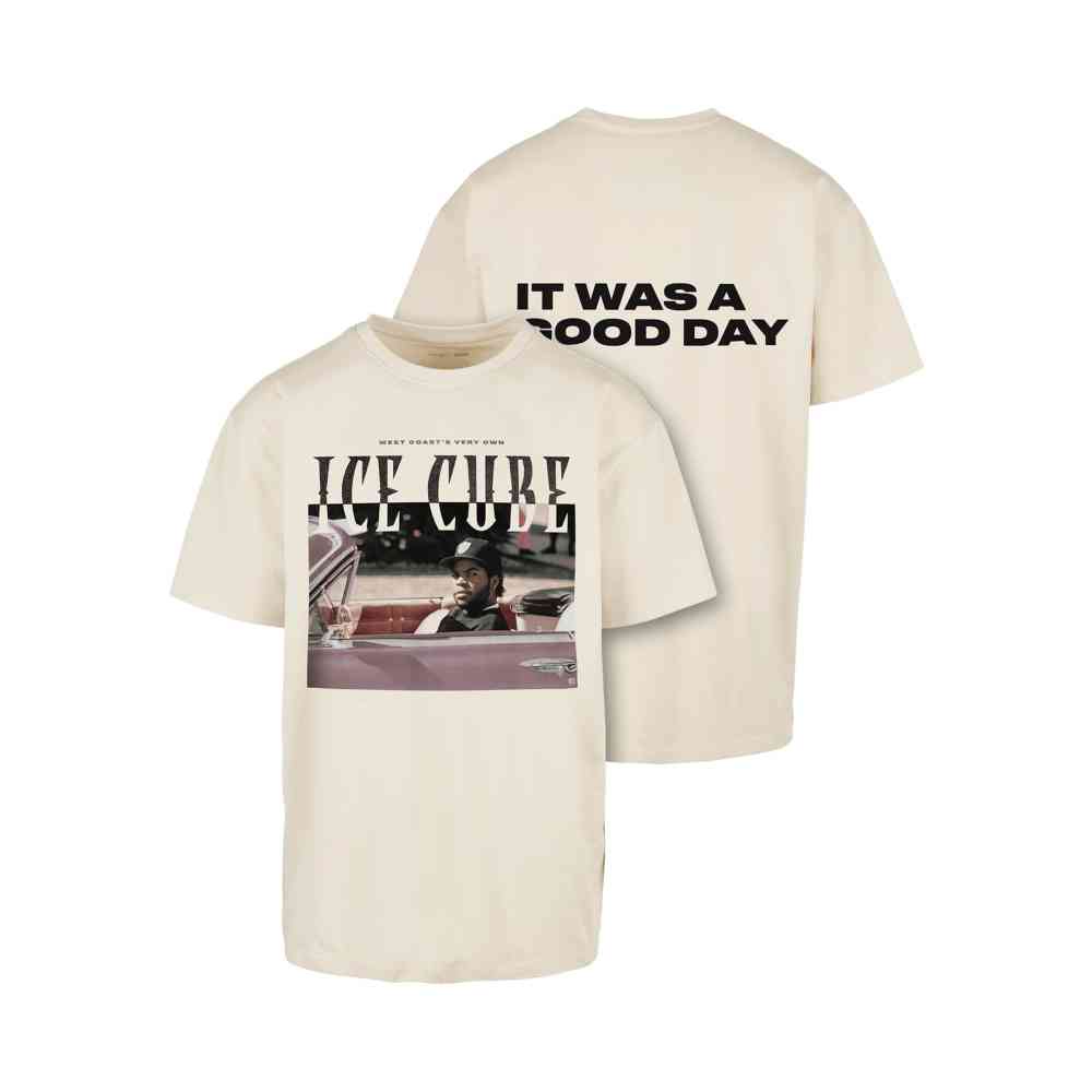 Mister Tee Ice Cube - It's a good day Oversize Tshirt Homme - Jaune